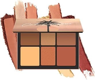 The Cali Contour Palette | Six-Shade Contour Kit with Highlighter, Bronzer and Blush to add Dimension + Glow