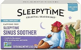 Sleepytime Tea - Wellness Sinus Soother, Caffeine Free - 20 Tea Bags Box
