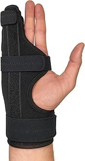 Metacarpal Finger Splint Hand Brace ââ‚¬â€œ Hand Brace & Metacarpal Support for Broken Fingers, Wrist & Hand Injuries or Little Finger FractureÃ‚ (Right - Small/Med)