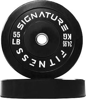 2-Inch Olympic Rubber Weight Plates Sets, Bumper Plates Set with Barbell for Strength Training, 180-390 Lbs Multiple Options