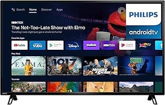 Philips 55-Inch 4K UHD LED Android Smart TV with Voice Remote, HDR10, Google Assistant and Chromecast Built-in