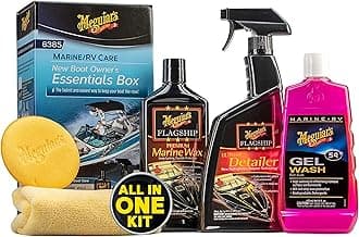 Meguiar's M6385 Marine/RV Care New Boat Owner's Essentials Box Kit