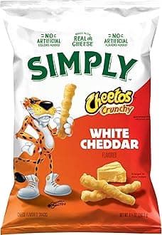 Simply Cheetos Crunchy White Cheddar Puffed Snacks - 8.5oz