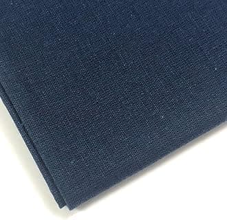 Plain Navy Blue 100% Cotton Fabric for Quilting, Sewing, Dressmaking, Arts & Crafts - 60 Inch Wide M&J® (Navy Blue, 3 METRE)