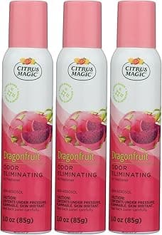 Citrus Magic Odor Eliminating Air Freshener Spray, Dragonfruit, 3-Ounce, Pack of 3