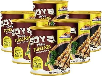 Rani Soya Tikka Punjabi 30oz (1.875lbs) 850g, Pack of 6, Ready for Cook ~ Eas...