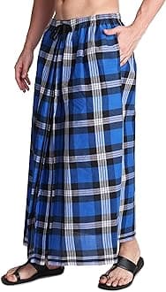 Elastic Premium Cotton Lungis Pack Of 1