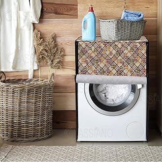 Glassiano Fully Automatic Front Load Waterproof Washing Machine Cover for Samsung/ IFB/ LG/ Godrej/ Whirlpool/ Bosch/ 6 kg, 6.2 Kg, 6.5 Kg, 7 Kg