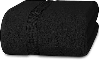 Utopia Towels - Luxurious Jumbo Bath Sheet 1 Piece - 600 GSM 100% Ring Spun Cotton Highly Absorbent and Quick Dry Extra Large Bath Towel - Super Soft Hotel Quality Towel (35 x 70 Inches, Black)