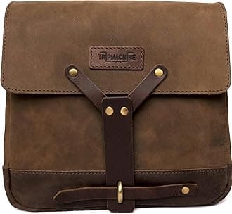 Trip Machine Company Genuine Leather Motorcycle Mount Small Saddlebag | Unisex Messenger Bag for Phone, Wallet & Sunglasses | Cross Bodybag | Shoulder Satchel Bag