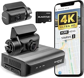 DR970X Box-2CH Plus 128GB Dash Cam | Secure Box Unit + 2 Small Cameras (4K-Full HD), STARVIS 2 Sensor, Parking Mode, Up to 512GB, Wi-Fi, GPS, Cloud Features, Optional LTE