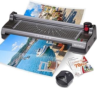 11" x 17" Thermal Laminator Machine with 70 Laminating Sheets for Office Home School Teacher Use 13 Inch Hot and Cold Laminating Machine for A3/A4,