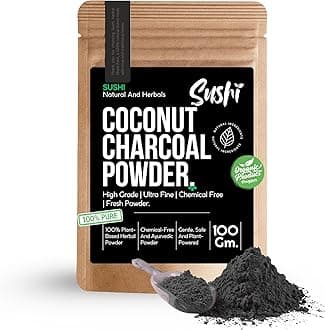 Sushi Coconut Shell Charcoal Powder | 100% Pure & Natural | Activated Charcoa...