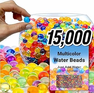 Comforder – Water Beads, Water Balls, Decorative Water Beads for Plants, Decorative Gel Balls for Vase Fillers (Multicolor, 50g)