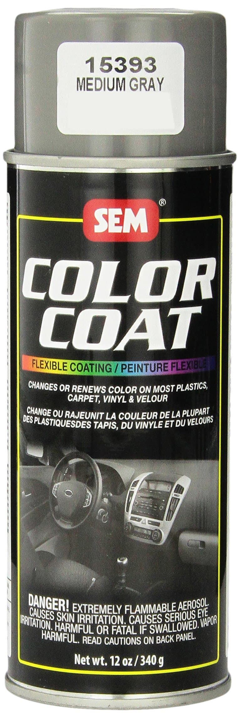 15393 Medium Gray Color Coat -12 oz.