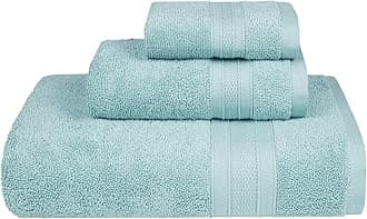 Trident Soft Comfort Air Rich Towels for Bath, 100% Cotton Towel, Super Soft, Highly Absorbent, 3 Pieces Towel Set, 500 GSM - Nile Blue