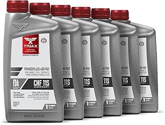 Powerfluid 450 PSF - CHF 11S Long - Life Synthetic Hydraulic & Power Steering Fluid Compatible with Audi, Bentley, BMW, Chrysler, Dodge, Jeep, Mercedes-Benz, Mini, Porsche, and VW (6 Quart Pack)
