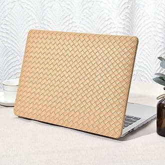 Seorsok Compatible with MacBook Pro 13 inch Case M2 2023,2022,2021-2016 A2338 M1 A2251 A2289 A2159 A1989 A1708 A1706,Leather Plastic Hard Shell&Transparent Keyboard Cover,Brown Tartan PVC Leather