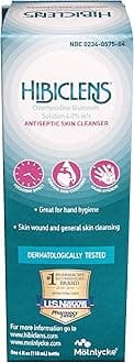 Hibiclens – Antimicrobial and Antiseptic Soap and Skin Cleanser – 4 oz – for Home and Hospital – 4% CHG