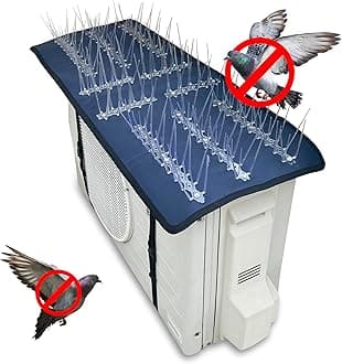 Ac Outdoor Unit Protector From Birds Split AC Outdoor Unit Cover, AC Outdoor Protection Cover from Pigeon, Anti Pigeon Spikes Bird Control Spikes Water Proof Ac Cover For 1.5 Ton UNIVERSAL SIZE