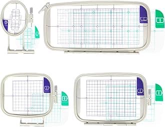 Sew Tech Embroidery Hoops for Brother PE800 PE810L PE770 780D PE700 PC6500 Brother Innovis 1250 700 Babylock Sewing and Embroidery Machine