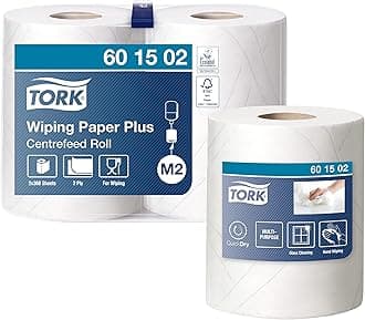 – Centrefeed Wiping Paper Plus White M2, Multipurpose, 2 x 368 Sheets, 601502