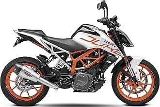 YOSHIMURA 16381BP520 ALPHA T Slip-on Exhaust Street SS-SS-CF with Works Finish for 2017-2018 KTM RC390 & 390 Duke, 16381BP520