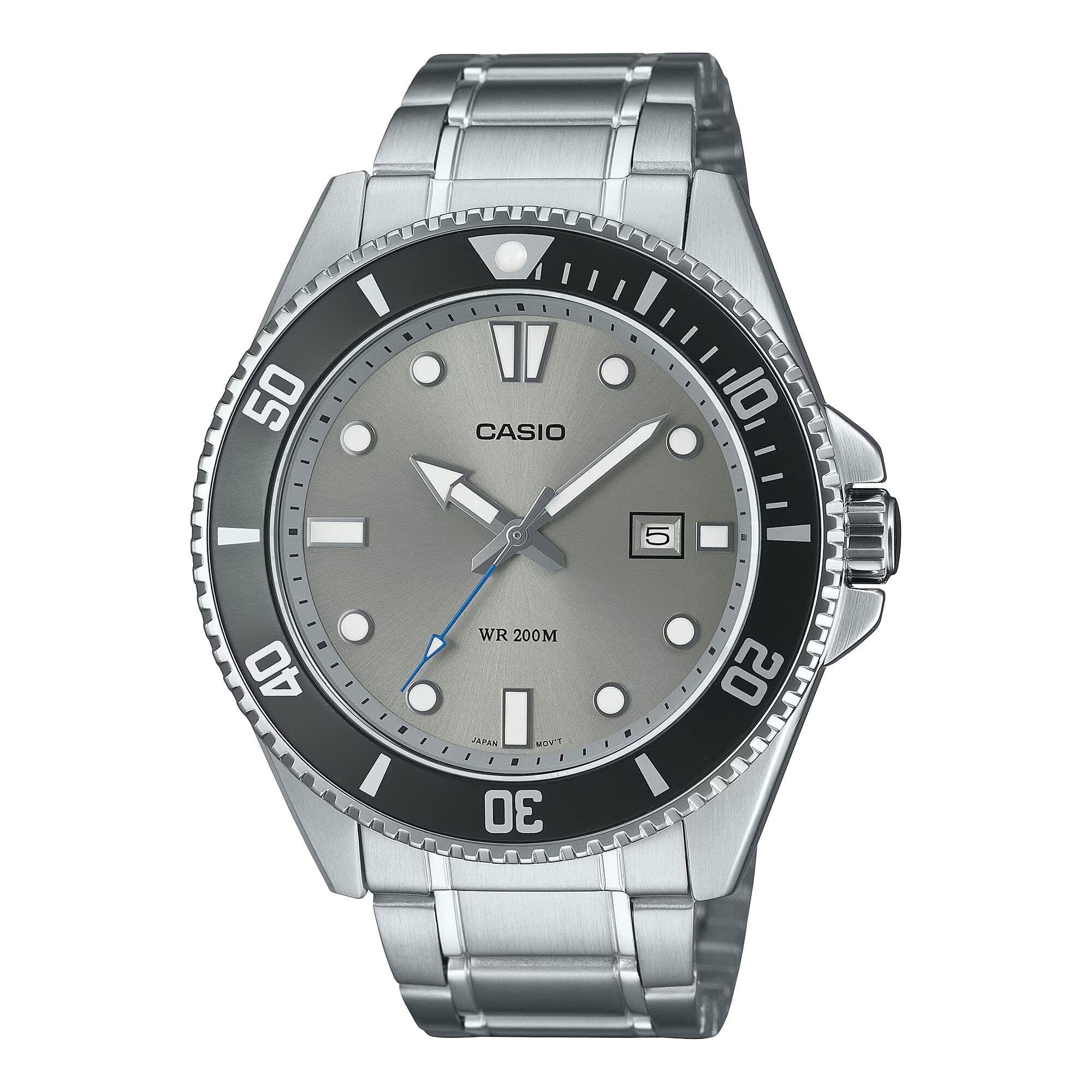 Watch: Silver MDV-107D-8AVDF