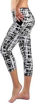 Sugar Pocket Womens Outdoor Fitness Tights Capri Running Yoga Pants L