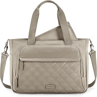mommore Diaper Bag Tote with Changing Pad, Dry And Wet Compartment Large Capacity Baby Bag Crossbody Travel Maternity Bag, Grey, L, Tote