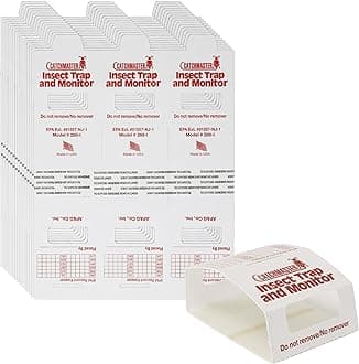 Spider & Insect Glue Traps 45 Pk, Brown Recluse Spider Traps, Adhesive Cockroach Killer Glue Boards, Cricket Sticky Traps, Indoor Roach Trap for Home, Garage & Shed, Pet Safe Pest Control