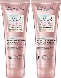 EverPure Bonding Shampoo and Conditioner Kit for Color-Treated Hair, 6.8 Ounce (Set of 2)