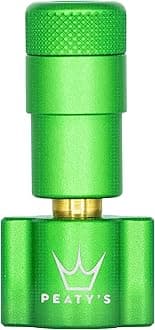 Peaty's CO2 Tyre Inflator Head Only - Unique Compact Straight Line Design for Maximum Airflow & Rapid Inflation, Presta Valve Compatible, Bike Pump for Mountain, Road & Gravel Bike Tyres