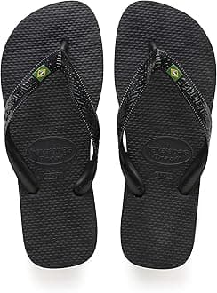 Havaianas Unisex Flip-Flops, Black, 5.5 US Men