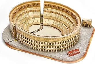 CubicFun 3D Puzzles for Adults Kids Ages 8-10 National Geographic Italy Rome Colosseum Architecture Gifts for 10 Year Old Girl Boy STEM Projects for Kids Ages 8-12 Holiday Toy Puzzle, 131 Pieces