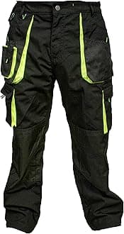 Juicy Trendz Work Trousers for Men - Men's Work Utility & Safety Pants for Construction and Outdoor Activities