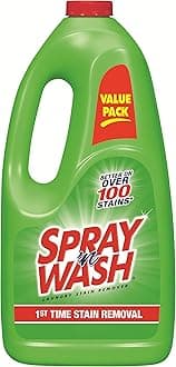 SPRAY 'n WASH 75551CT Pre-Treat Refill, Liquid, 60 oz Bottle (Case of 6)