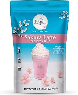 Sakura Latte Blended Crème Specialty Products [2 LB] [22 Servings]