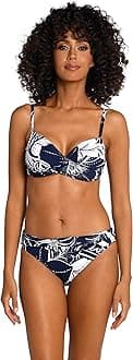 La BlancaWomen's Over The Shoulder Wrap Bikini Swimsuit Top