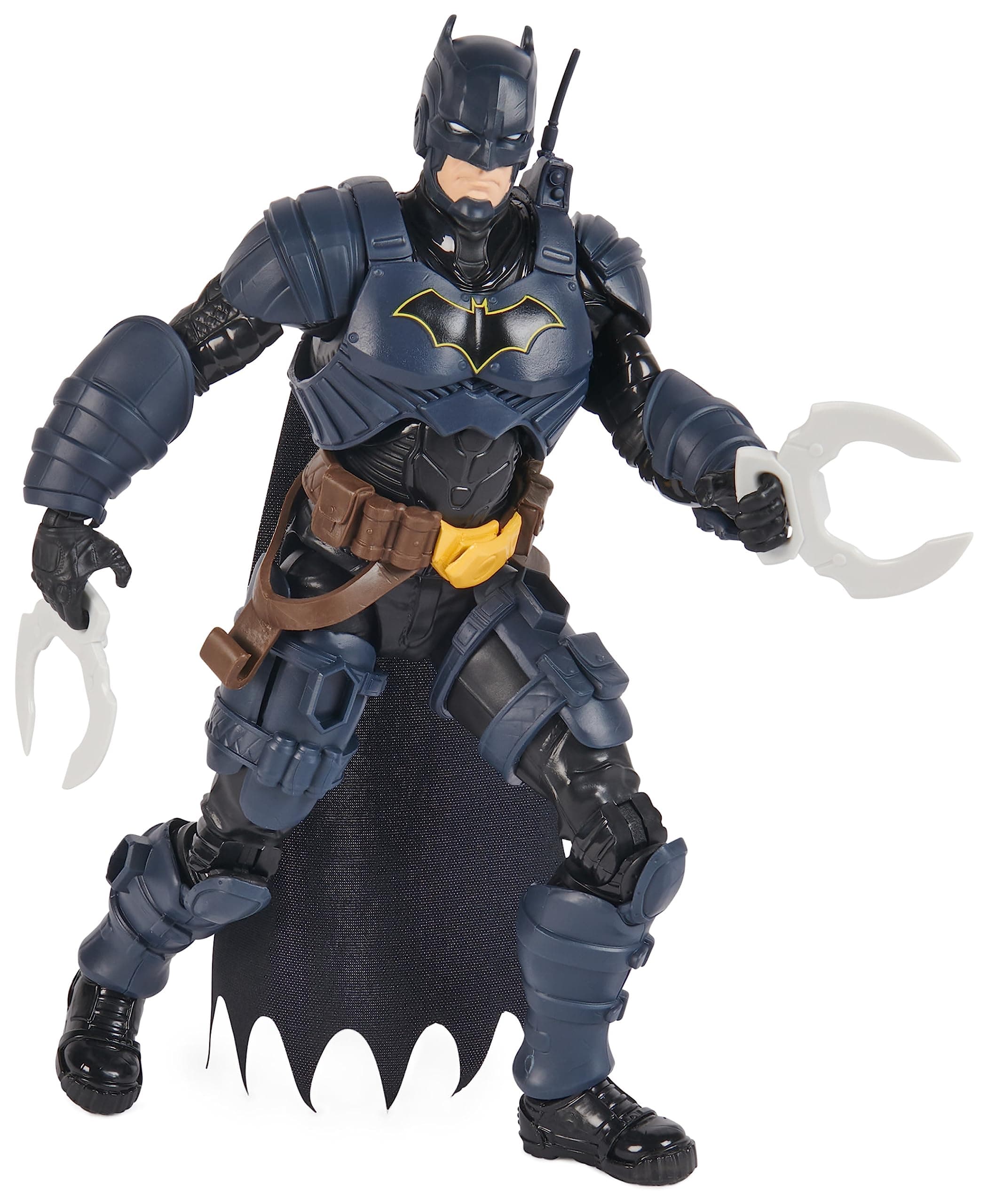 DC Comics, Batman Adventures, Batman Action Figure with 16 Armour Accessories...