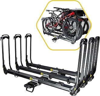 MHS Bike Carrier Modular Hitch System for Cars, Trucks and SUVs, Precision Machined Aluminum Bike Rack