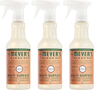 CLEAN DAY Multi-Surface Everyday Cleaner, Geranium Scent, 16 Fl Oz Bottle - 3 Pack
