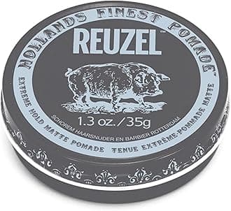 Reuzel Extreme Hold Matte Pomade, Hair Holding Wax For Men, 35 g