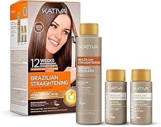 Brazilian Hair Straightening Kit with Keratin and Argan 145ml