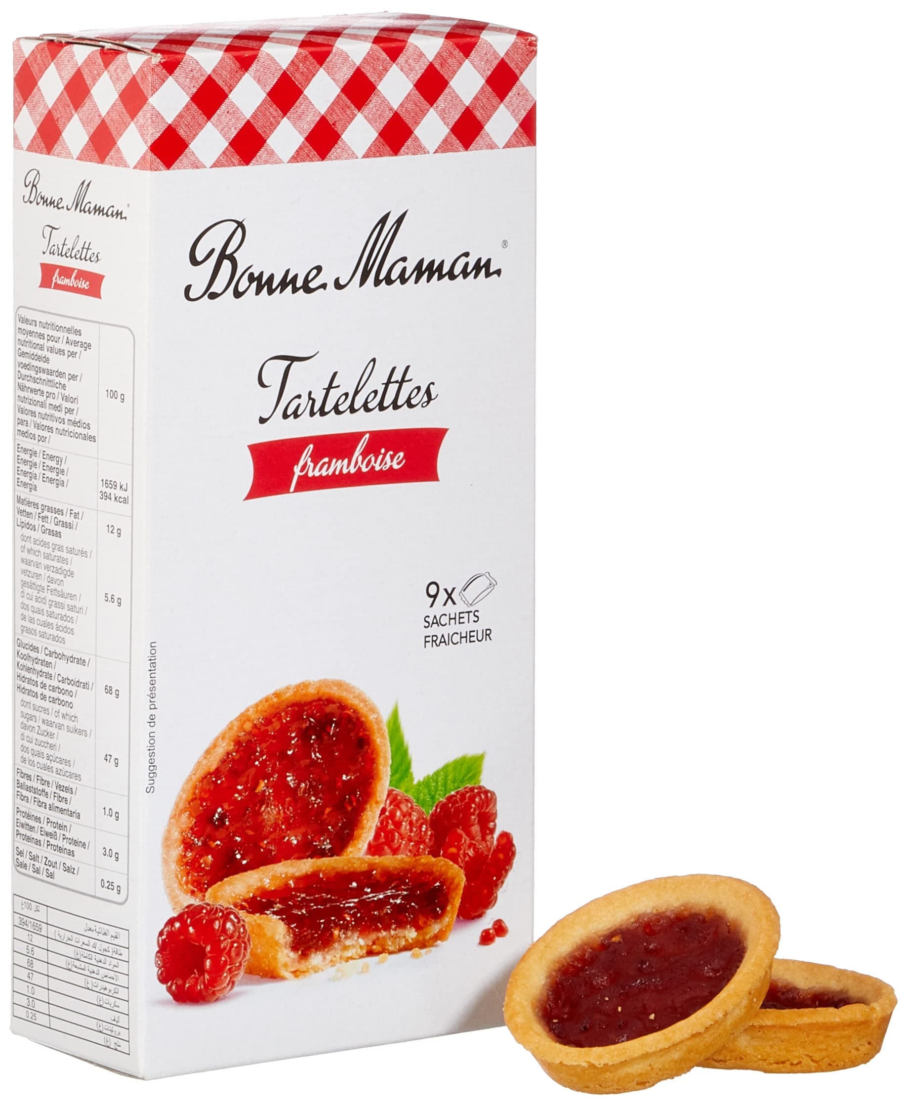 Tartelettes framboises 135 g