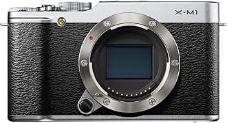 Fujifilm X-M1 Compact System 16MP Digital Camera with 3-Inch LCD Screen - Body Only (Silver)