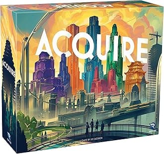 Renegade Game Studios | Acquire | Board Game | Ages 12 Plus | 2-6 Players | 90 Minutes Playing Time