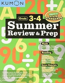 Kumon Summer Review & Prep Grades 3-4