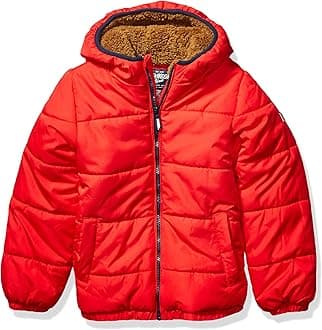 boys Heavyweight Winter Jacket With Sherpa Lining