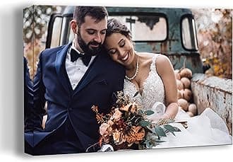 Personalized Custom Canvas Prints: Photo On Canvas (20x20 Inch) Transform Your Photos into Stunning Framed Wall Art-Digitally Printed Photo To Canvas - Ideal for Home Decor, Gifts & Keepsakes